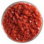 Bullseye-Fritten / Kr�sel #-0124-03 - rot-opal, grob
