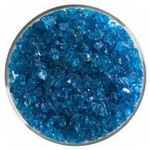 Bullseye-Fritten / Kr�sel #-1116-03 - t�rkisblau-transparent, grob