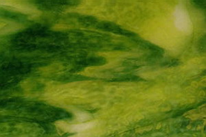 Youghiogheny-Glass A+ - Y-1431-SP Stipple Glas wei� / hellgr�n / dunkelgr�n