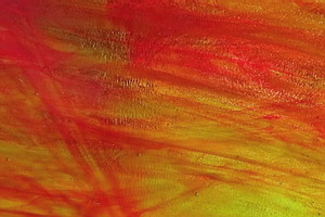 Colorescentglas, orange, gr�n, marmoriert (W-25LL)