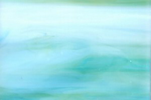KOKOMO B - K-270 Opalescentglas, Himmelblau, Bernstein, Opal, marmoriert