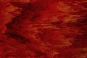 Youghiogheny-Glass B+ - Y-5009-SP Stipple Glas, rot / amber