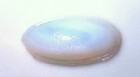 Antik-Muggel oval 34 x 17mm - weissopal
