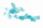 Confettis in helltrkisblau opal - ( BF412-80 ) - AK ca 85