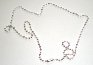 Schmuckkette Silberkugel 2,4mm - ca 60cm