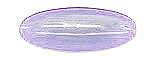 Glasmuggel oval, ca 45x18mm - neodynium-violett
