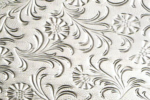 Ornamentglas J-75 - Ranken-Bl�ten, ca 3,5mm