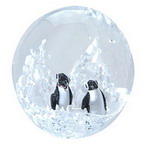 Glaskugel - Paperweight PINGUINE - ca 6cm