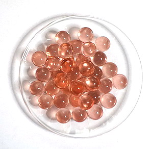 Glaskugeln / Glasperlen - rosa ( helles pink ), 10mm
