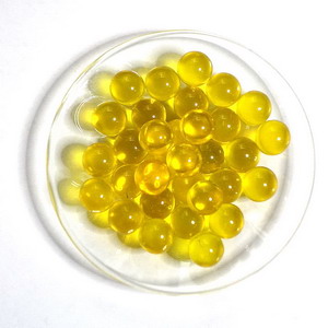 Glaskugeln / Glasperlen - gelb (edelgelb), 8mm