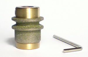 Phasenschleifkopf (Spiegelschleifer), 25mm Standard-Diamantkörnung
