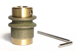 Phasenschleifkopf (Spiegelschleifer), 25mm - feine Diamantk�rnung