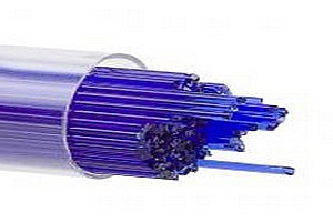Bullseye Stringer B, ca 1mm, 1114 F - kobaltblau-transparent